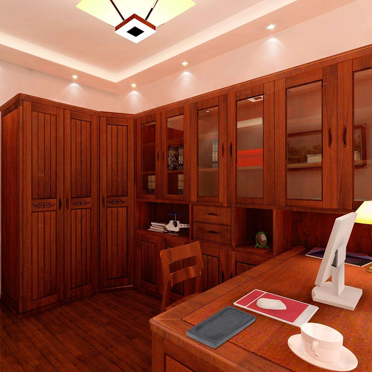 

Rectangular Inkstone 5-Inch Chinese Traditional Calligraphy Accessory for Students Smooth Surface Grinding Stone