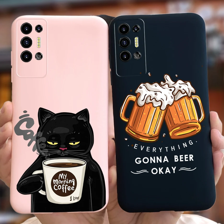 For Tecno Pova 2 Case LE7 LE7n Cute Fashion Cartoon Cover Soft Silicone Phone Case For Tecno Pova 2 Pova2 Back Cover 6.9\'\' Coque