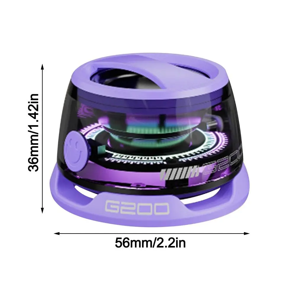 Multifuncional mini alto-falante bluetooth magnético usb recarregável subwoofer alto-falante rgb iluminação caixa de som sem fio