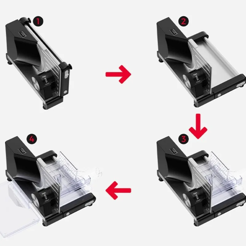 110V/220V Stainless Steel Electric Meat Slicer Silent Frozen Meat Cutting Machine Home Commercial Use