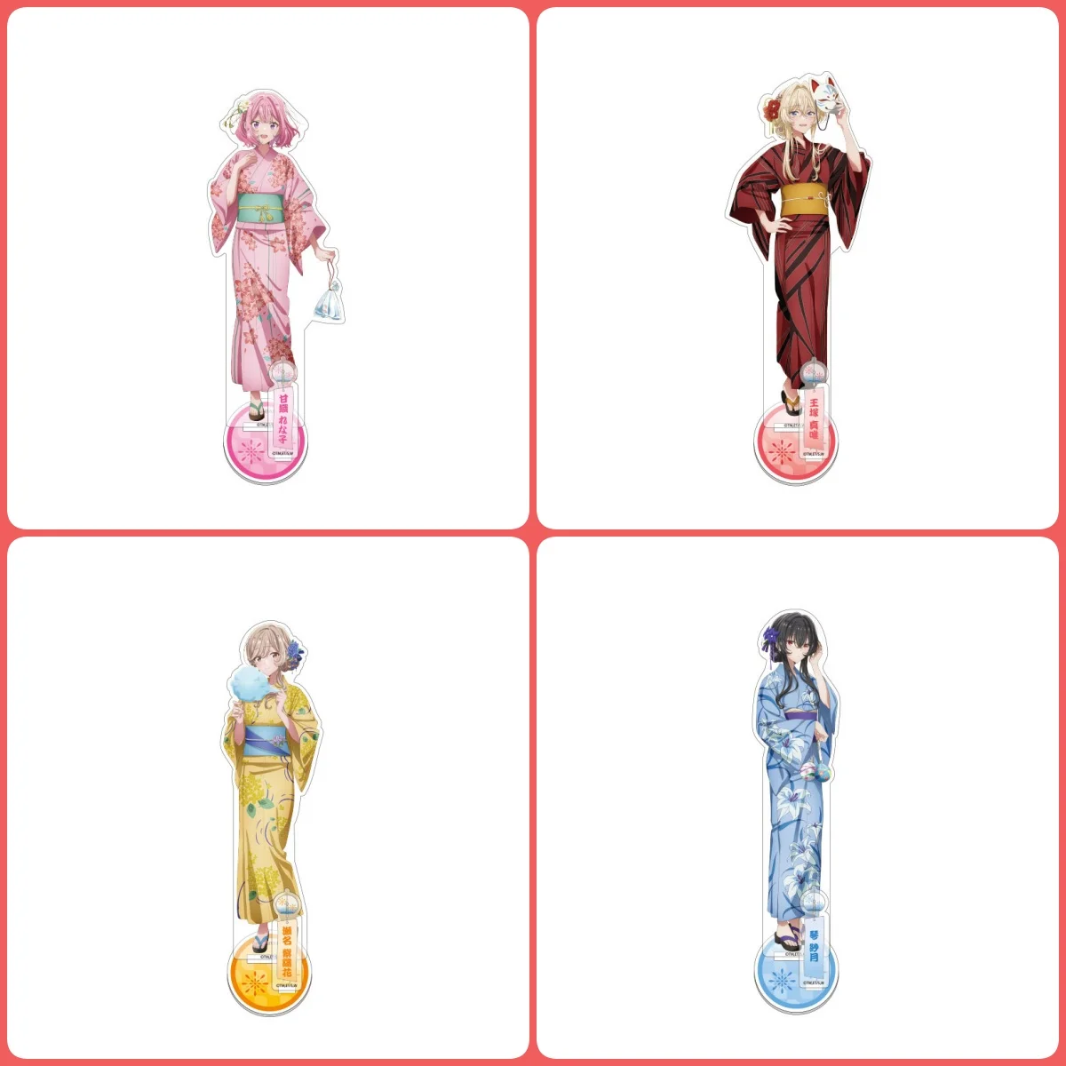 Anime Watashi Ga Koibito Ni Nareru Wakenaijan, Muri Janakatta! Soporte acrílico modelo soporte de placa accesorios de cumpleaños regalos para fanáticos