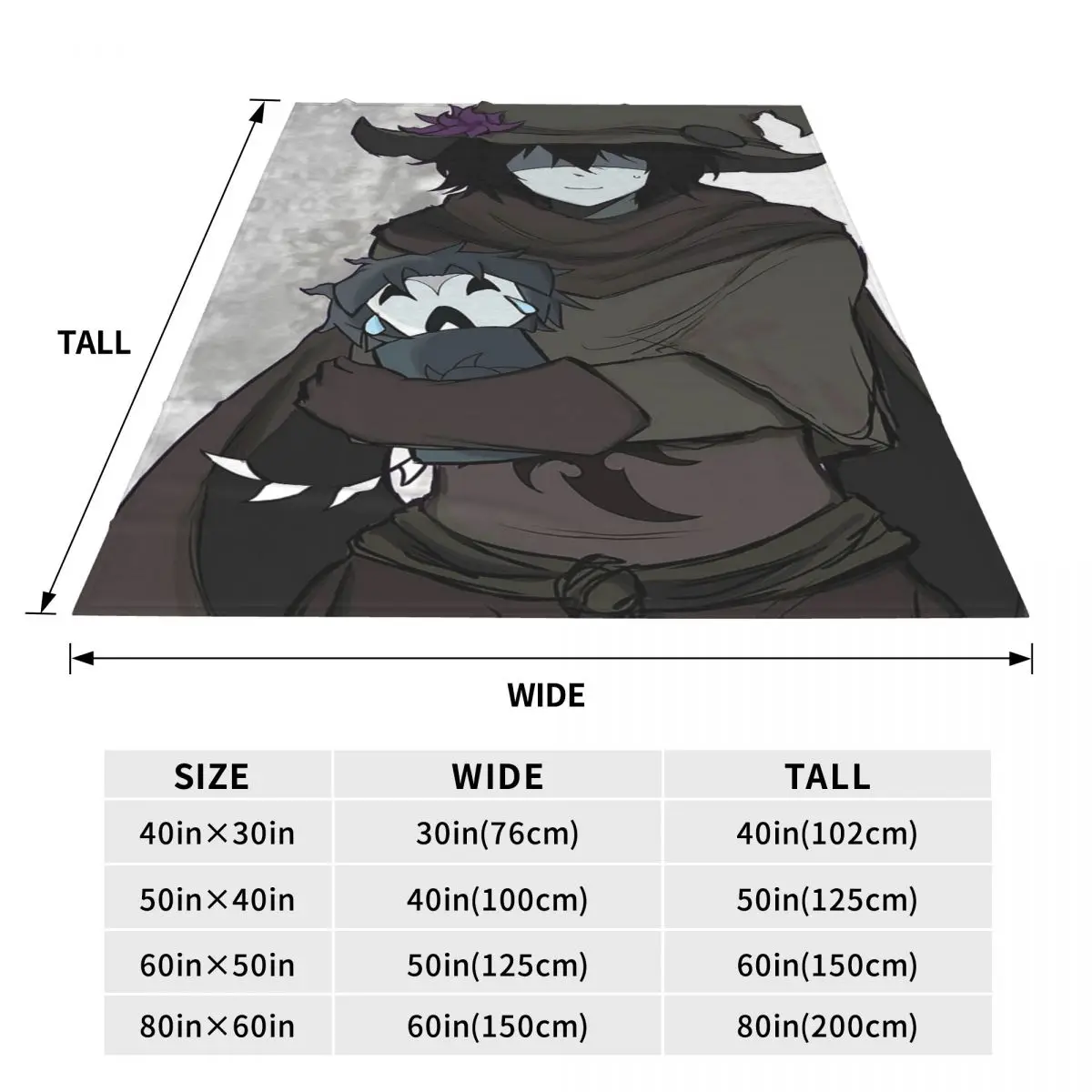Azuretime Anime Azure Two Time Forsaken Blankets Fleece Sofa Throw Blanket Super Soft for Couch Bedding Throws Bedspread Quilt