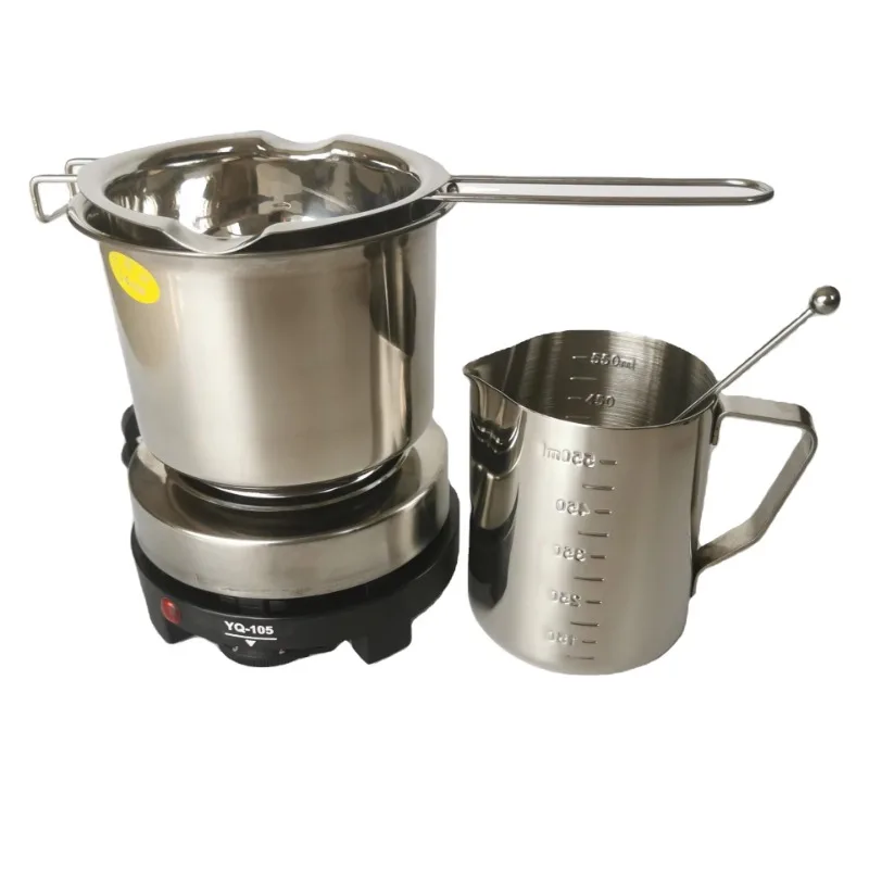 Kit popolare per fusione di cera per candele per principianti, tutto per fusione di cera di cocco e soia, produzione di candele fai-da-te