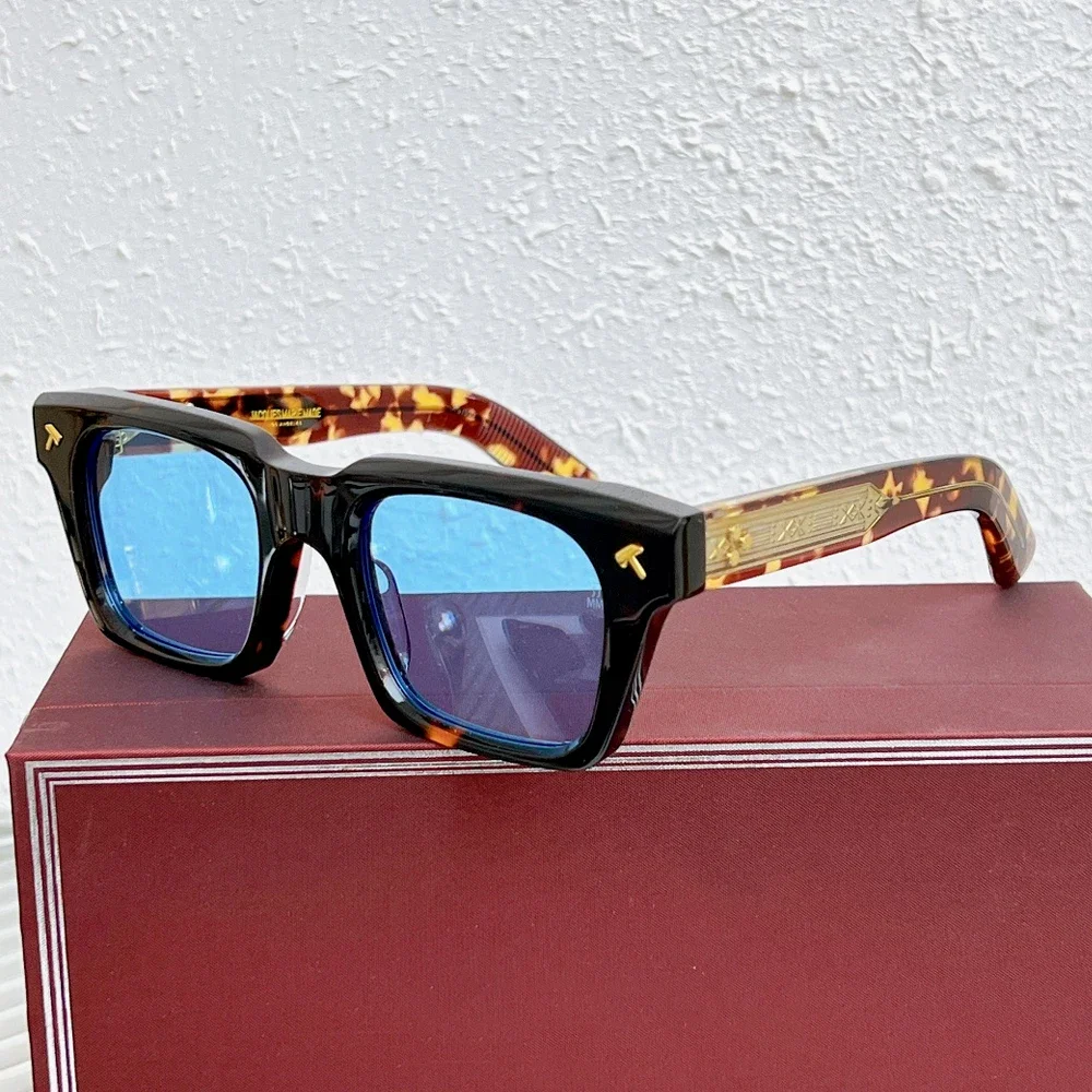 

QUENTIN Sunglasses for Men Luxury Brand Square Acetate Outdoor High Quality Original Handmade Outdoor Women Eyewear Uv400