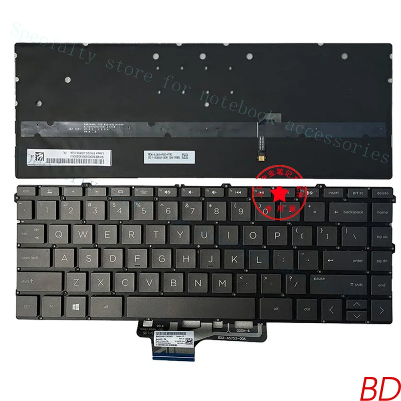 A+ Backlist Keyboard For HP Spectre X360 13-AW 13-AW0003DX 13-AW0008CA