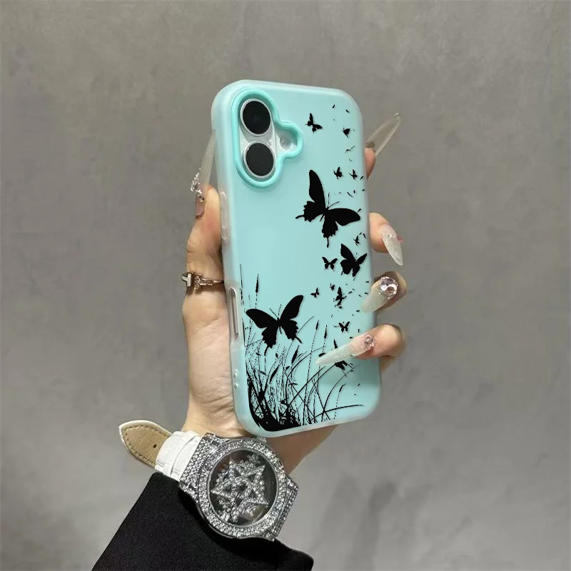 حافظة لهاتف آيفون 17 17air 16 15 Pro Max 16pro 16promax 14 11 13 12 xr xs max