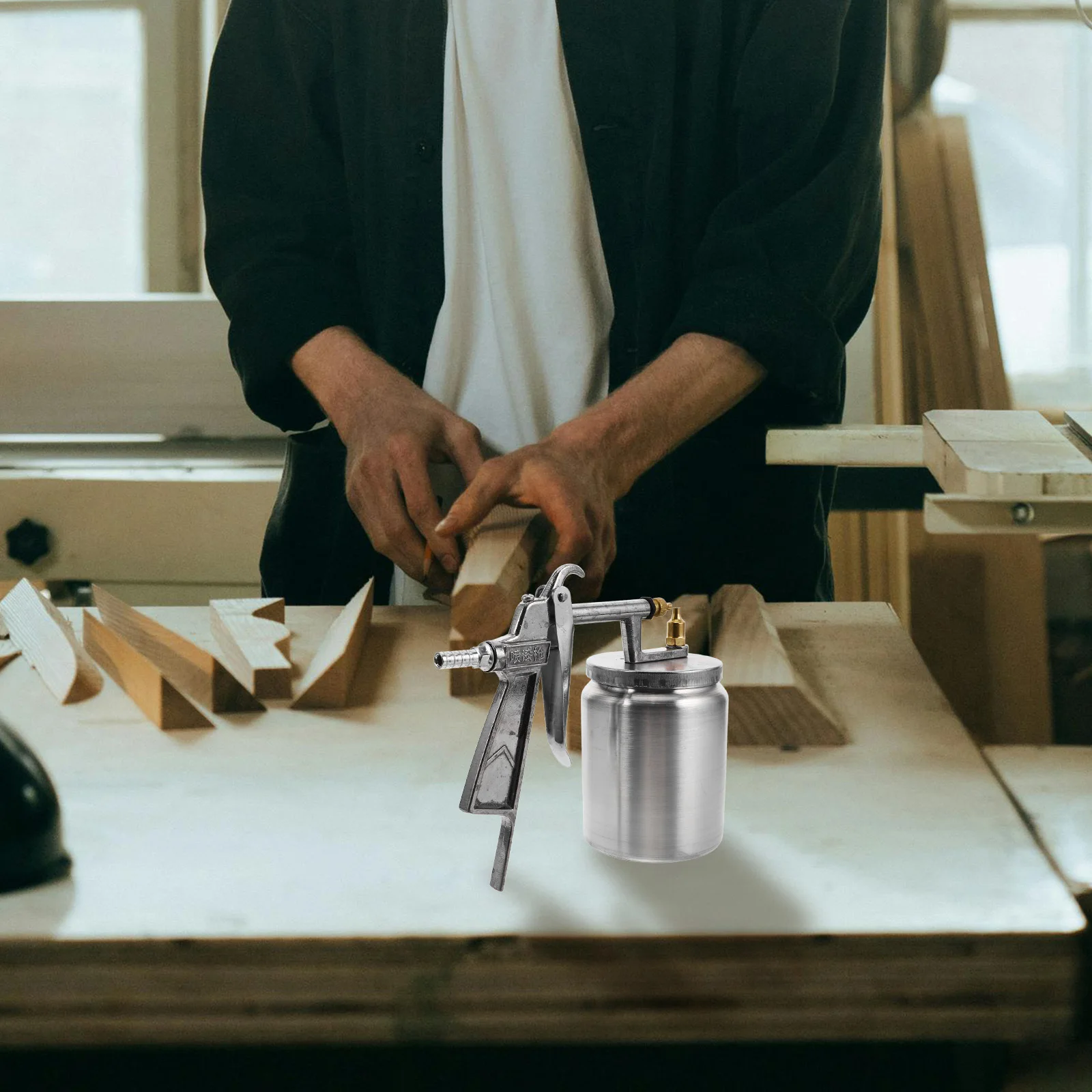 

Aluminum Paint Sprayer for Cabinets Furniture Walls Decks DIY Projects High Efficiency Precision Control Doors Paint Sprayer