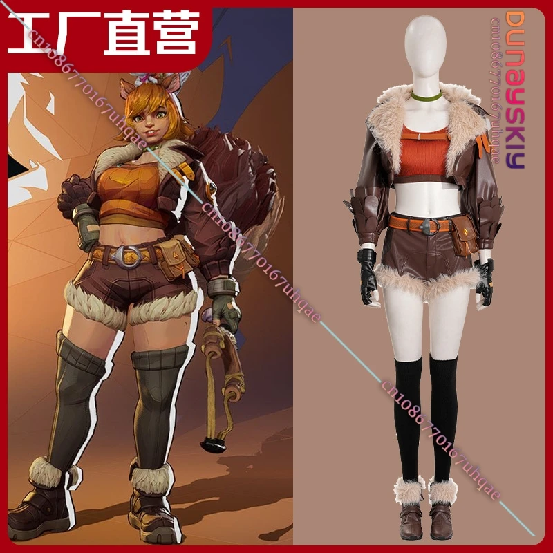 ライバルズドリーングリーンコスプレリスガールコスチュームテールヘッドバンド変装女性の衣装アニメパーティースーツロールプレイング xs-3xl