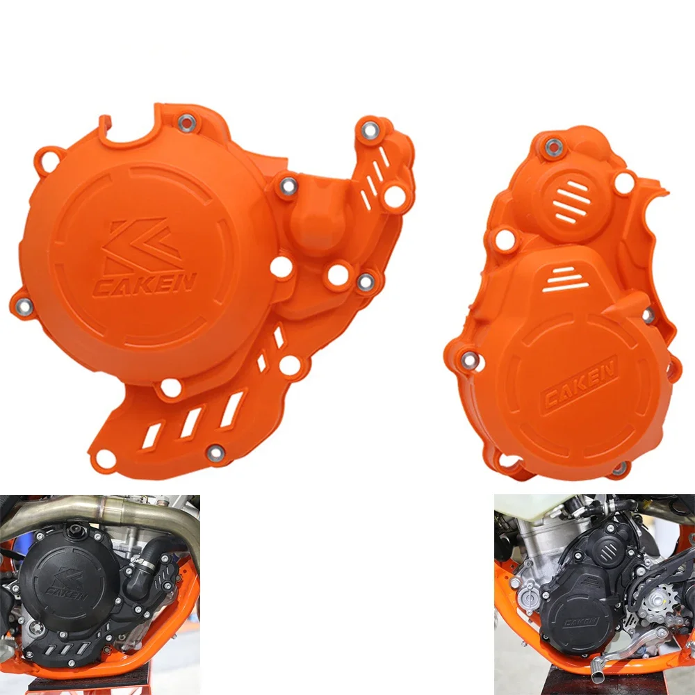 Water Pump Cover, Clutch Protector, Lgnition Guard para EXCF, EXC-F, 250, XCF-W, 350, Husqvarna FE250, FE350, FE, GAS, EC