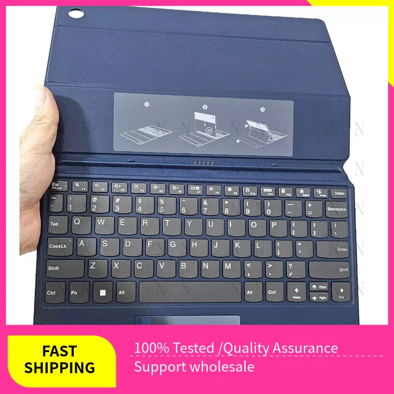 

Y New For Lenovo IdeaPad Duet 3 11IAN8 82XK External US Keyboard No Pen Holder