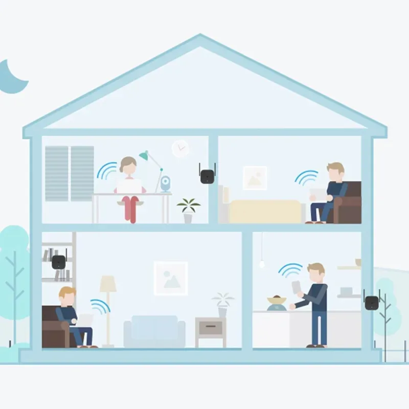 글로벌 버전 Xiao mi WiFi 범위 확장기 AC1200 고속 Wifi 나만의 핫스팟 리피터 네트워크 만들기 Mi Wifi 이더넷 포트