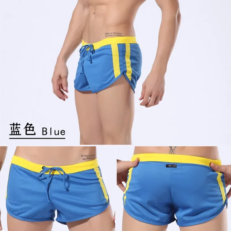 Men\'s Quick Dry Polyester Men Underwear Leisure Breathable and Moisture-Wicking Casual Sport Shorts