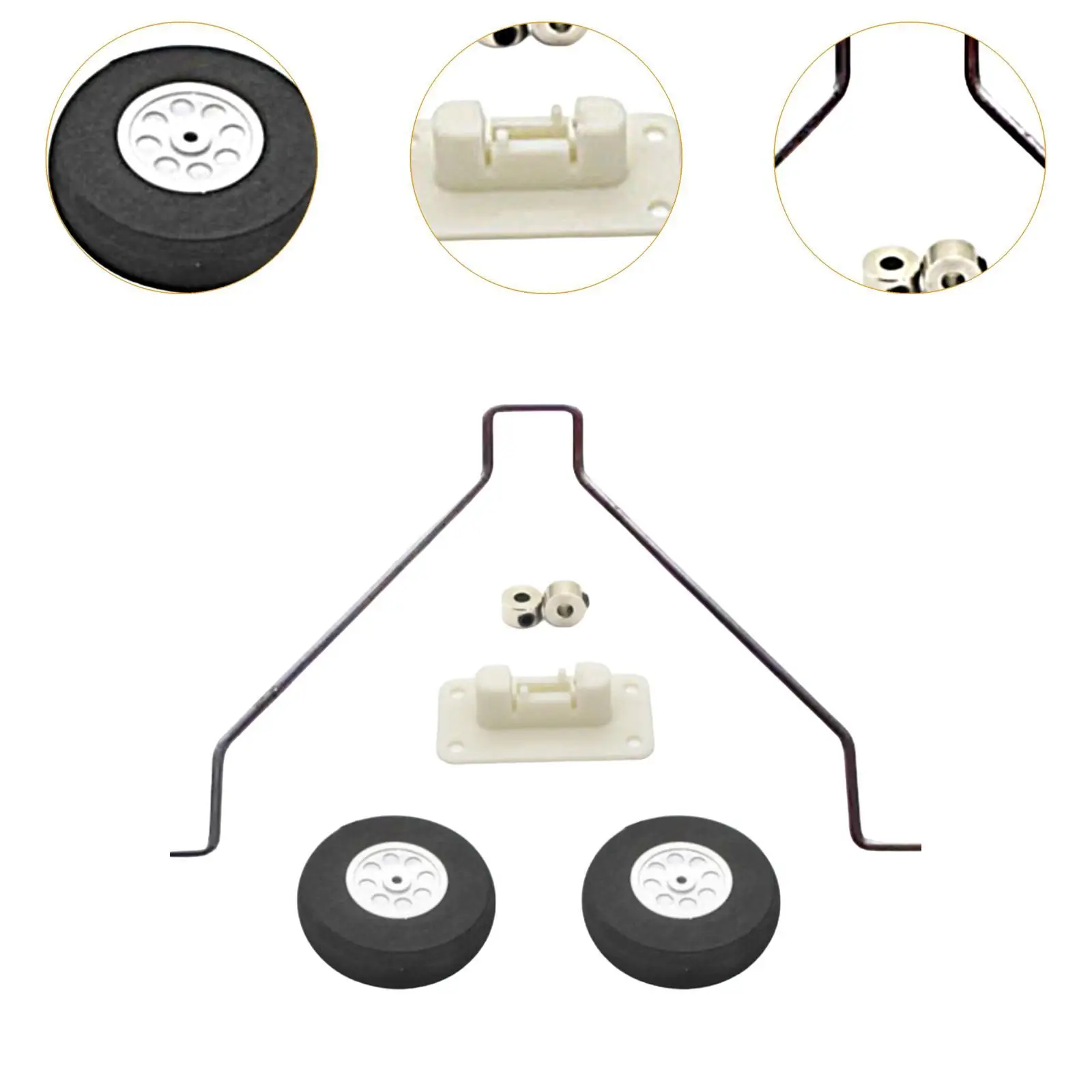 Acessórios De Engrenagem De Aterragem Conjunto, suporte De Roda Profissional, substituição