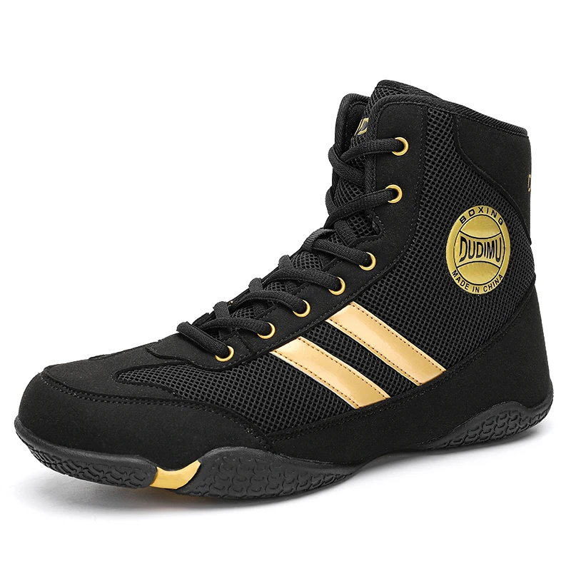 

New Style Men and Women Boxing Shoes Breathable Wrestling Training Shoes Wear-Resisting Combat Sneakers Training Fighting Boots