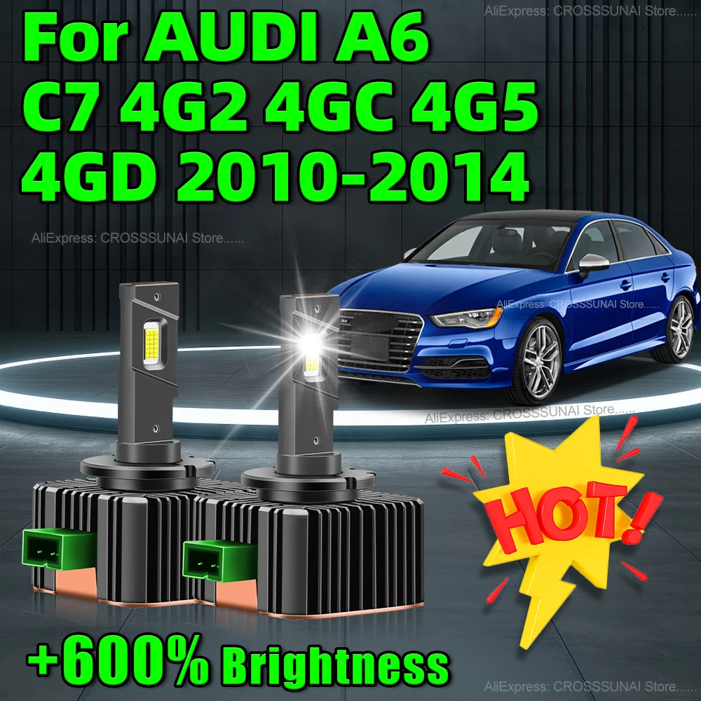 

Led Headlight Canbus Bulbs CSP D3S 110W Super Bright Car Bulb For AUDI A6 C7 4G2 4GC 4G5 4GD 2010 2011 2012 2013 2014