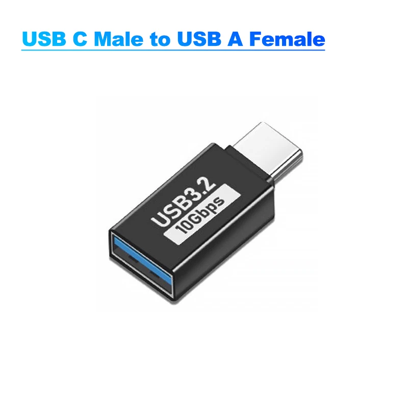 USB 3.0 Uitbreiding Adapter 10Gbps USB Type C Vrouwelijke Connector voor PC Computer Telefoon USB C Man-vrouw Uitbreiding plug Converter