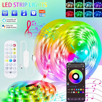 Tuya WIFI USB LED Strip Lights RGB 5050 Led Light  App Control Flexible LED Lamp Ribbon For Room Decor TV BackLight Diode Tape