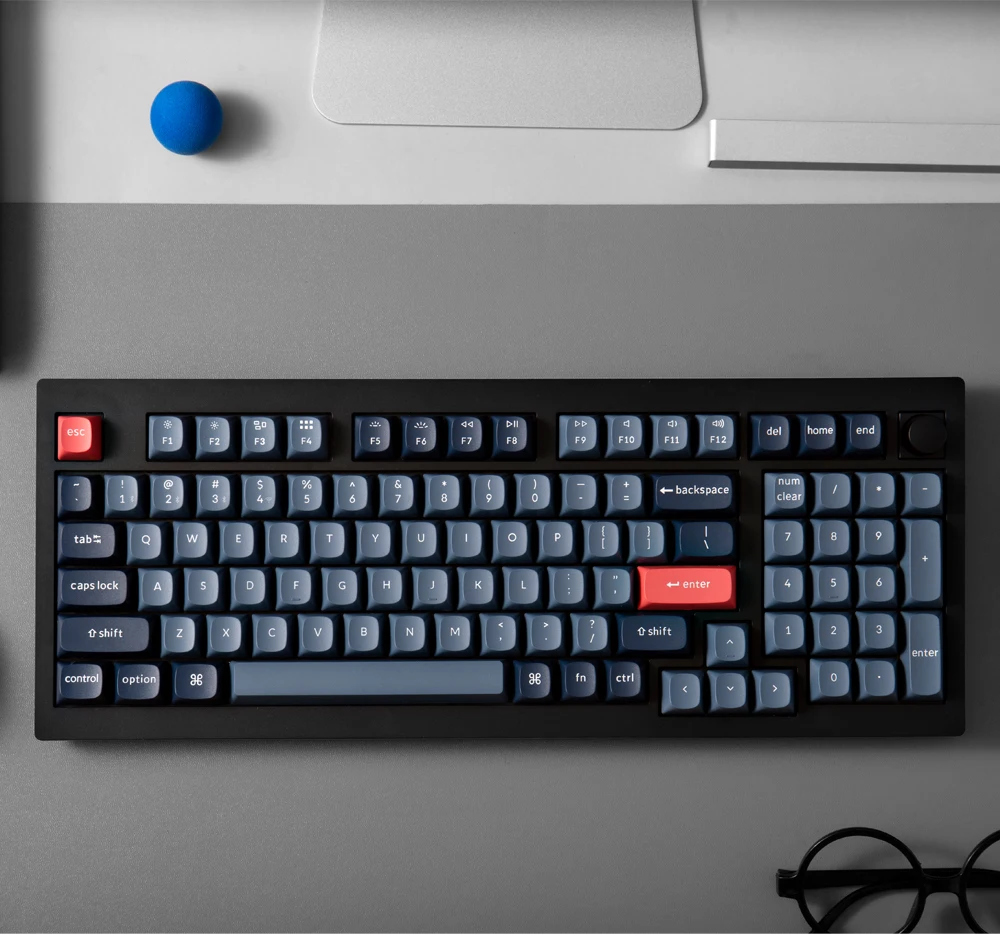 Keychron V5 Max 96% Double-shot PBT Keycaps QMK/VIA Wireless Custom Mechanical Keyboard