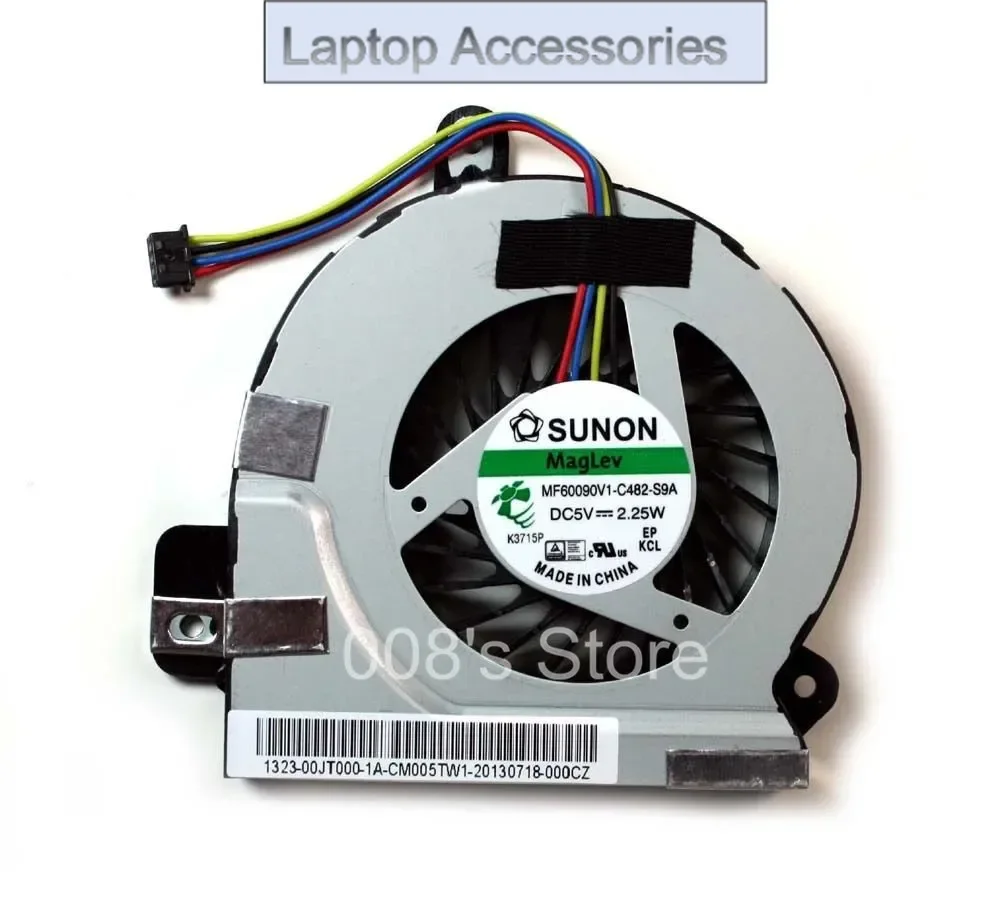 Совершенно новый вентилятор радиатора процессора ноутбука для ASUS VivoPc vm60 VM60-G083M MF60090V1-C482-S9A DC 5 В 2,25 Вт 1323-00JT000 Совершенно новый вентилятор радиатора процессора ноутбука для ASUS VivoPc vm60 VM60-G083M MF60090V1-C482-S9A DC 5 В 2,25 Вт 1323-00JT000
