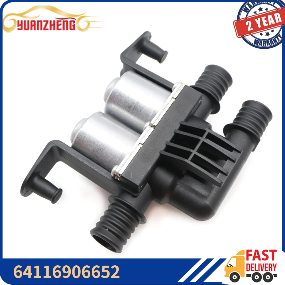 Heater Control Solenoid Valve 64116906652 For BMW E60 E63 E65 E66 535i 535i xDrive 535xi 545i 550i 645Ci X5 5 6 7 Series