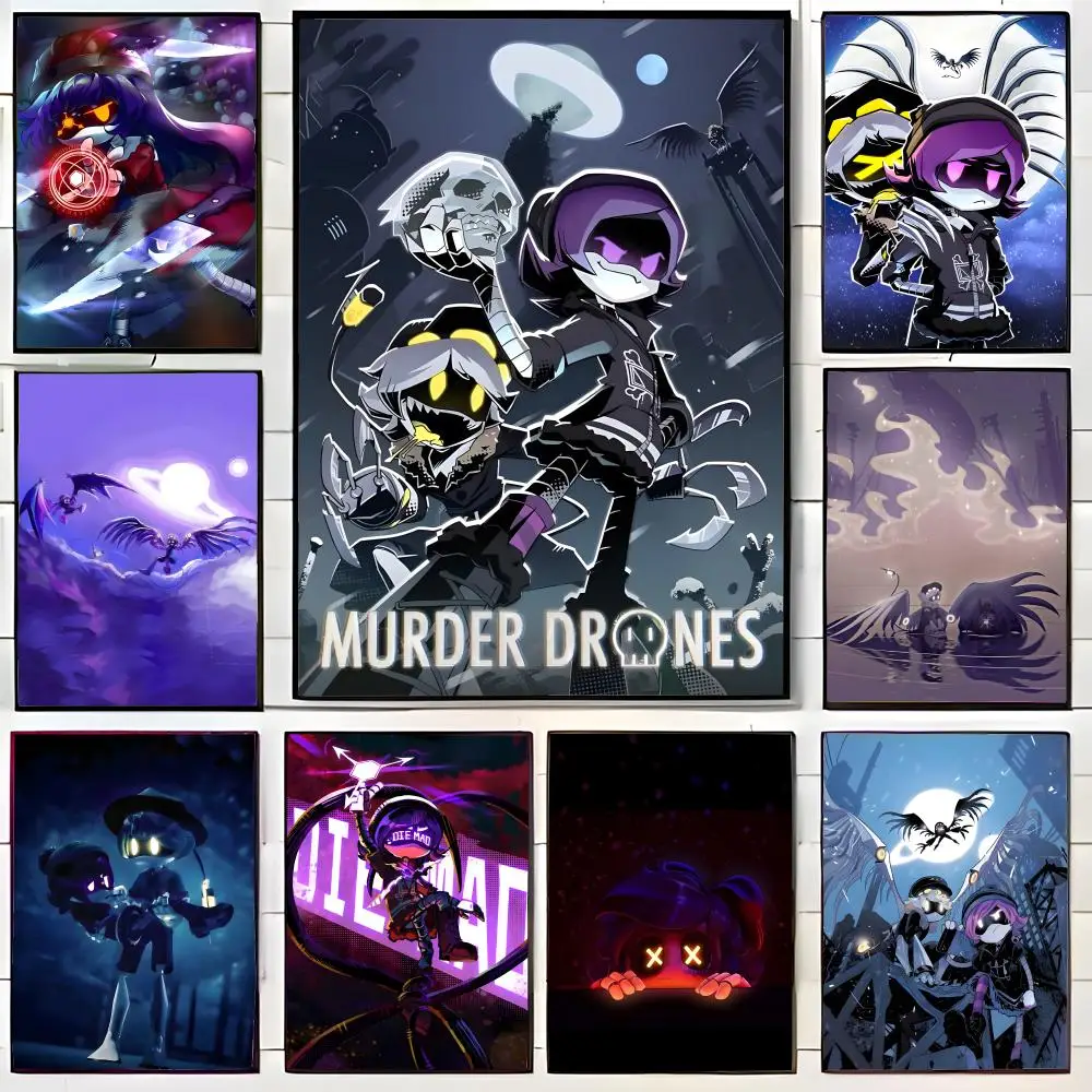 M-Murder Drones Poster Wall Art Print Poster Decorative Mural Home Decor Gift Unframed