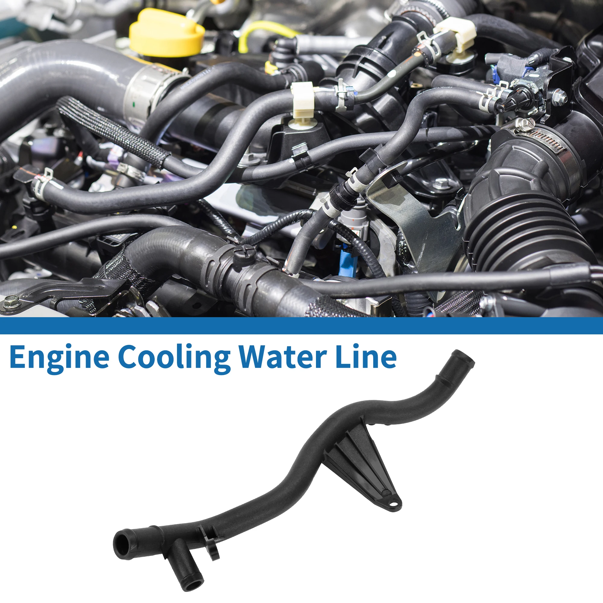 

Линия охлаждения двигателя UXCELL для Audi A3 Quattro 15-20 No 5Q0121070BR/5Q0121070AB