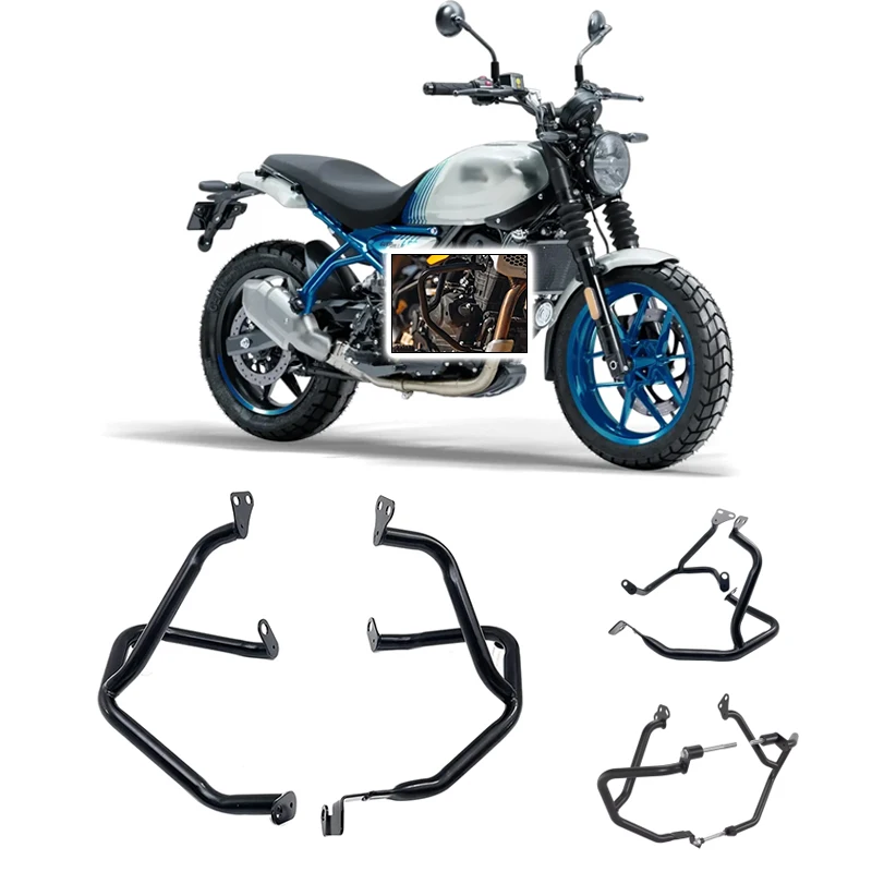 

Motorcycle Frame Protection Bumper For GUERRILLA450 Guerrilla450 2024 2025 Anti-Fall Protection Kit Engine Protective Cover