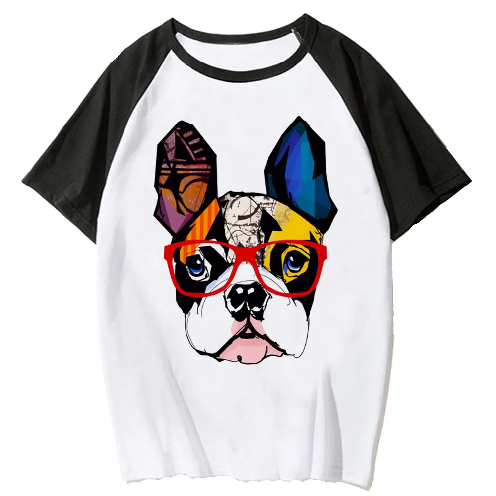 Pug tshirt women patterned athleisure breathable t shirt female Japanese clothing