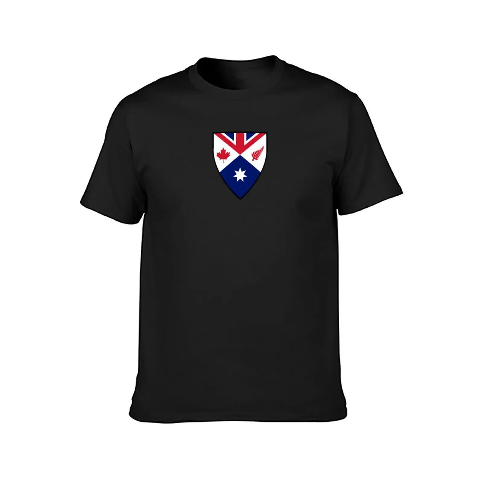 CANZUK: Canada, Australia, New Zealand, United Kingdom (Shield Design) T-Shirt tees summer clothes sublime Short sleeve tee men