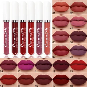 Cmaadu Matte Lipstick Gloss 1pc Long-Lasting Non-Fading Waterproof Universal Non-Stick Cup Exquisite Everyday Gift