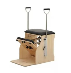 folding stable home gym fitness equipment handles springs Wunda oak Pilates Wunda Chair