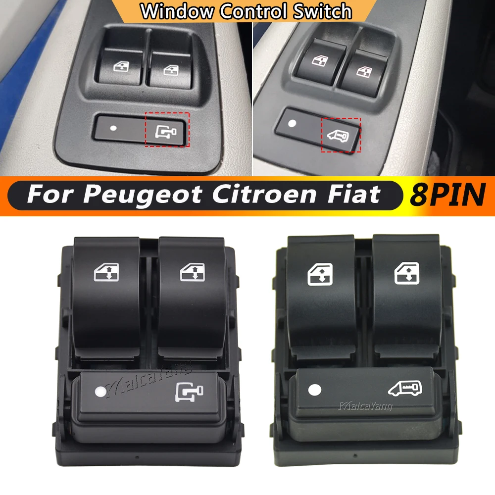 New For FIAT Ducato FOR Citroen Jumper II FOR Peugeot Boxer II 735421419 Doblo Electric Window Triple Switch Control Button