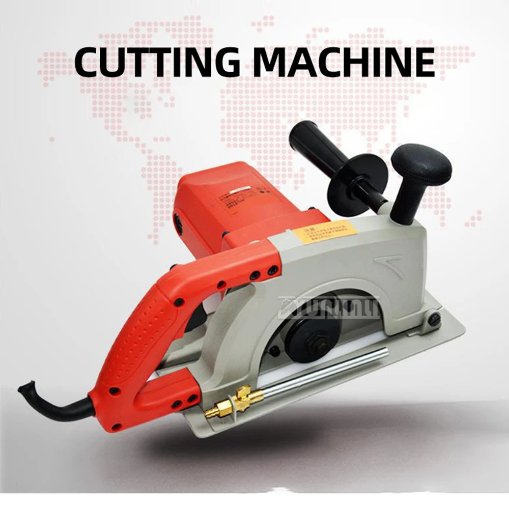 Stone cutting machine high power 180mm marble concrete tile wall slotting machine