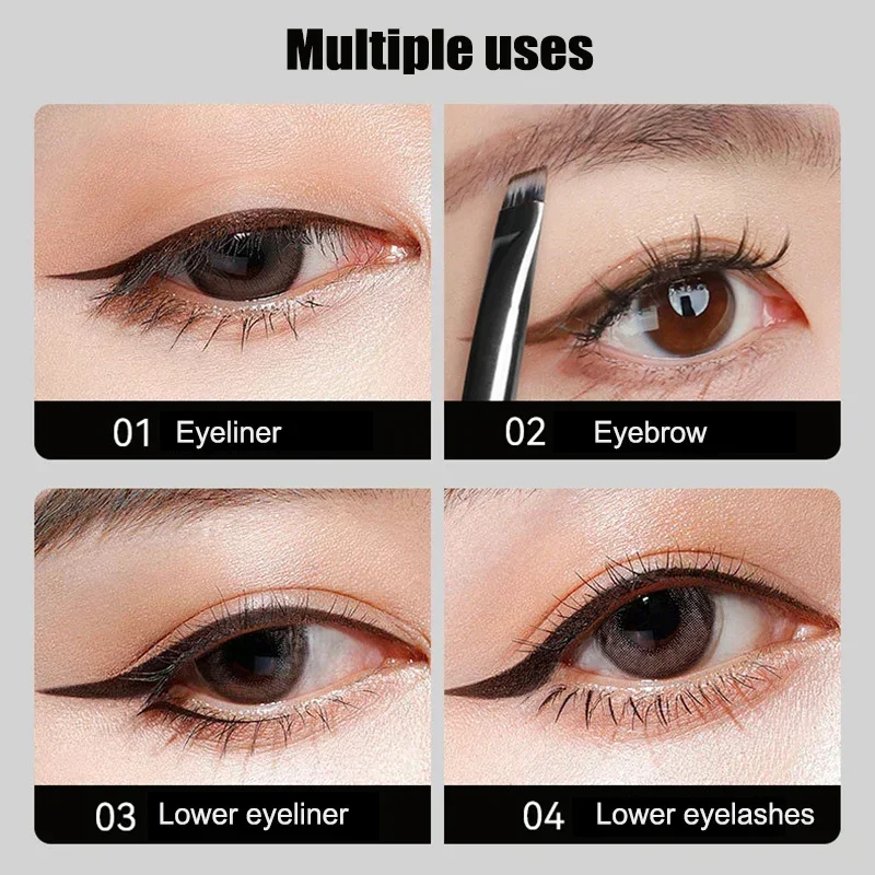 Smooth Waterproof Eyeliner Cream Smokey Gel Eye Liner Soft Easy Wear High Pigment Brown Matte Concealer Smudge-proof Eyes Makeup