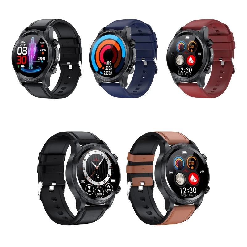 E400 Fitness Smartwatch Bracelet 1.39inch Display Screen Multi Sports Modes Supported for Health Monitoring 87HC