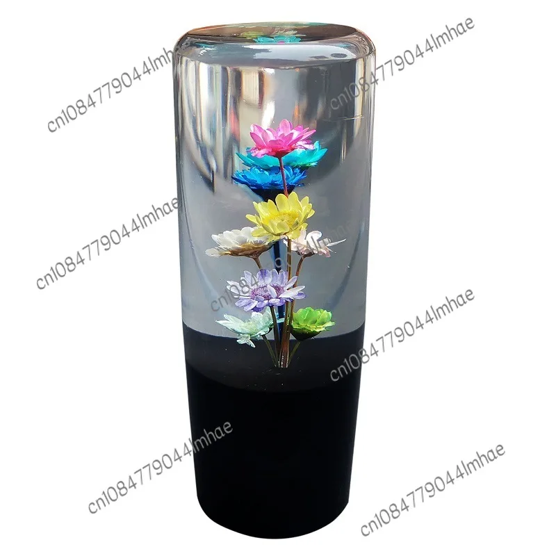 Automatic knob creative manual crystal personalized modification universal wave stick head hanging gear