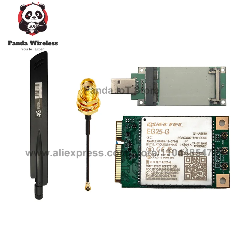Quectel EG25-GGC EG25-G LTE Cat 4 EG25 Cat 1 Mini Módulo PCIe Roteadores industriais PDA tablets Transmissão de vídeo Sinalização digital
