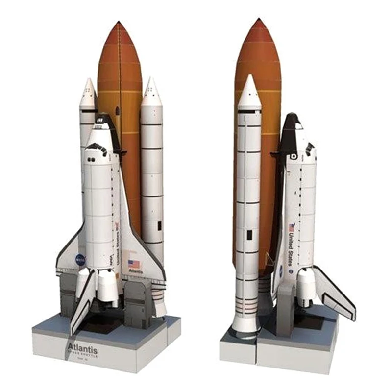 1:150 Space Shuttle Space Rocket Model DIY 3D Paper Card Model Building Sets Construction Toys Educational Toys Model