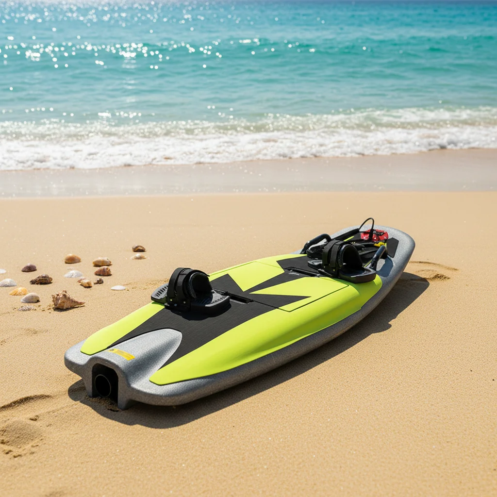 Single Motor Electric Surfboard with Replaceable 48V Lithium Battery 55KMPH Speed 12KW Power Made EPP Materials for Ocean Waters
