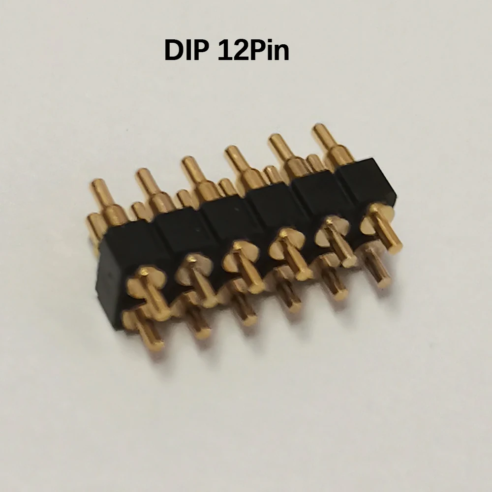 1 Stück DC-Stecker Pogo-Pin-Verbinder SMT DIP 2,54 mm Rastermaß 2345681012141620-Pin Doppelreihiger Federkontakt PCB Batterieladung – Detail 21
