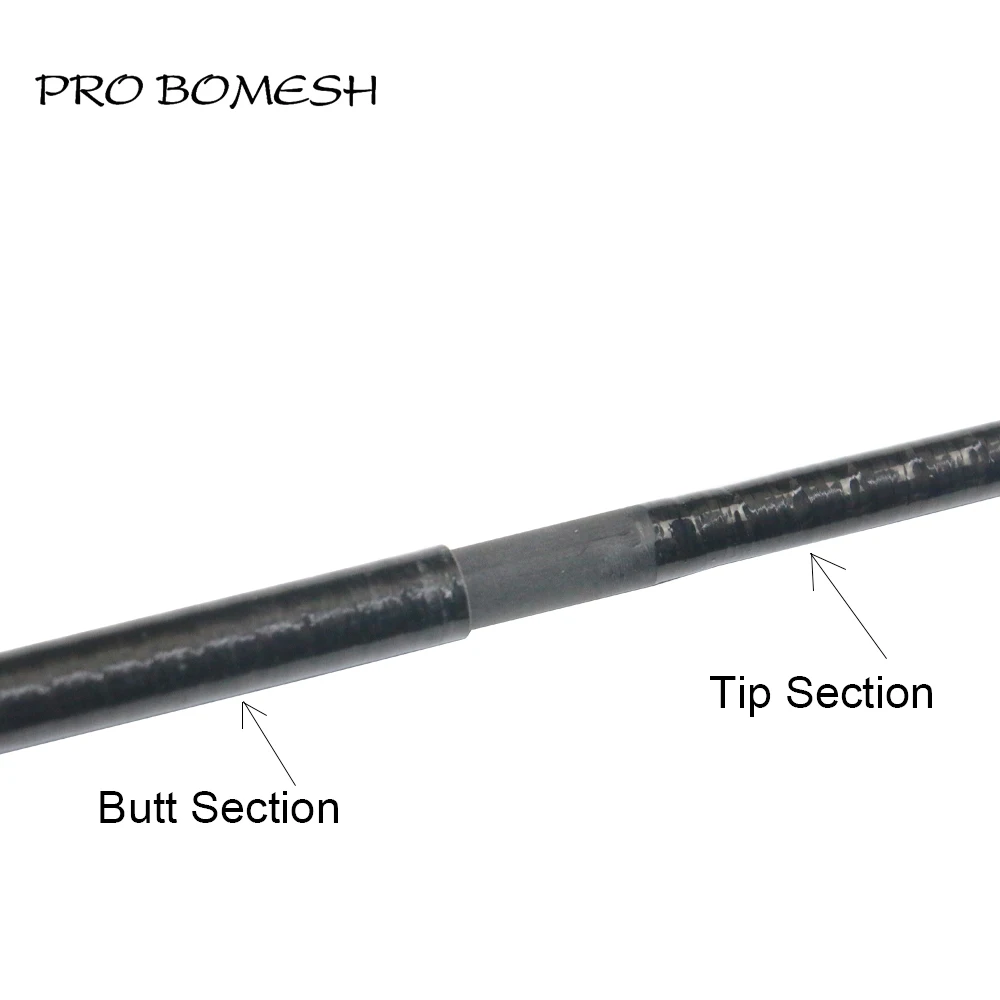 Pro bomesh 1 pcs 2,28 m/7 ft6 2 Abschnitt voll wirbel geschliffene Röntgens trahlen wickeln Kohle faser Bass Angelrute Rohling DIY Rute Gebäude Rohling – Detail 7