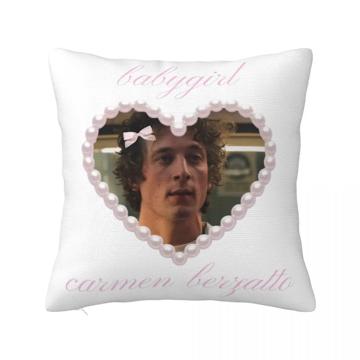 Warm Living Room Jeremy Allen White The Bear ActorDecorations Pillowcases Accessories Pillow Covers Zipper Multi Size