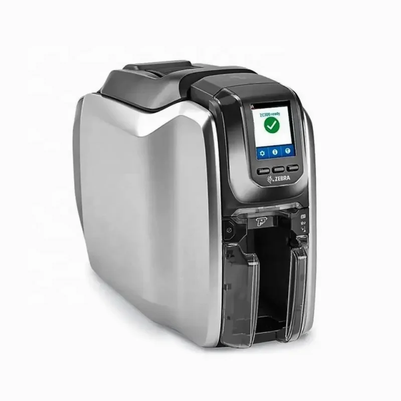 Zebra ZC300 Single-Sided Double-Sided RFID Card Printer Plastic PVC Card Printer Machine