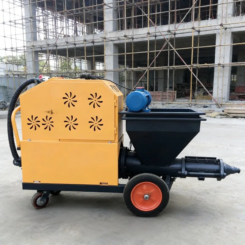 

Space Saving Portable Electric Mortar Spraying Machine for Industrial Construction Site Customized