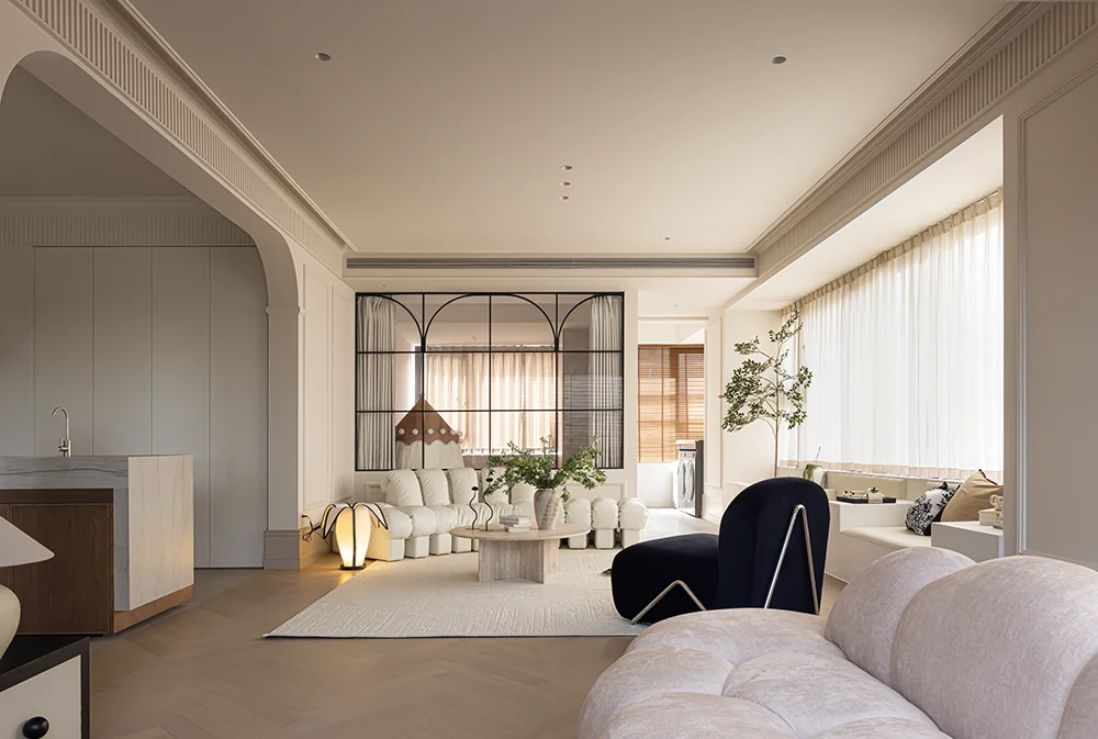 Sanhai النمط الفرنسي التصميم الداخلي منزل داخلي البناء رسم الخطة الرئيسية تخطيط المنزل قصر خدمة مخصصة العمل #2