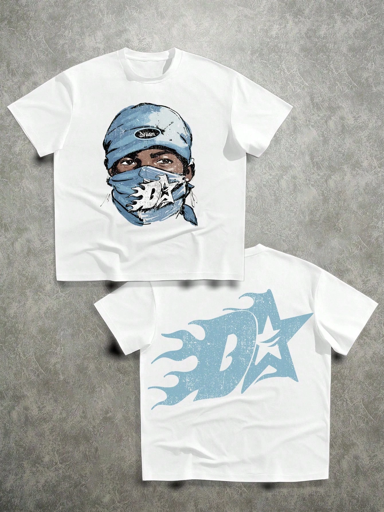 2026 Graffiti Star Family Matching Print T‑Shirt Adults Kids Hip Hop Street Graphic Loose Short Sleeve Casual Street Tee