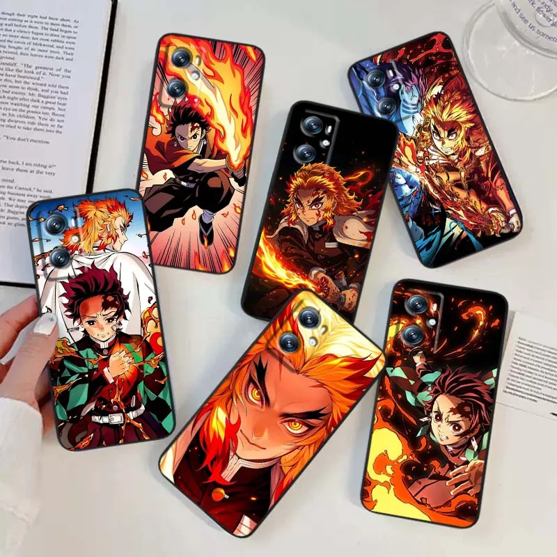 

Anime D-Demon S-Slayer Self For OPPO Reno 7 A96 A40 A58 5 6 Realme GT A74 A78 Neo2 A74 A78 Find X5 X3 X7 X8 Black Phone Case