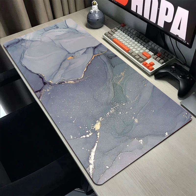 

Цветной мраморный коврик для мыши, большой коврик для мыши, водонепроницаемые Компьютерные аксессуары для ПК, игровой коврик для мыши, Прот...