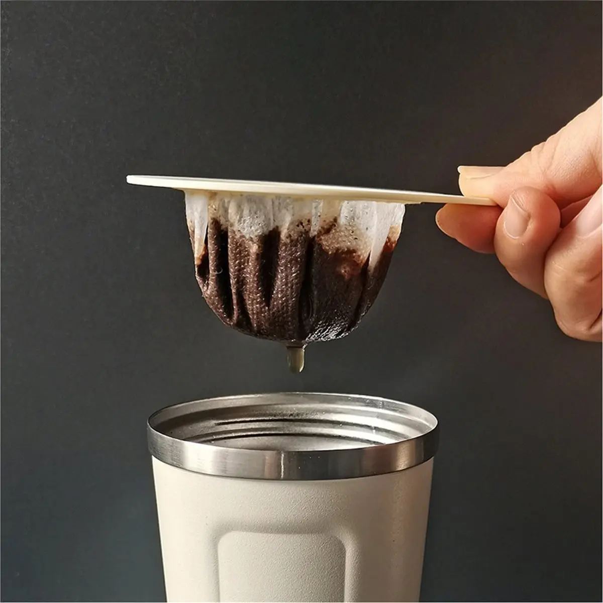 Home Tool 30Pcs Portable Pour over Coffee Dripper Reusable Coffee Filters Pour over Coffee Maker for Camping Coffee Travel