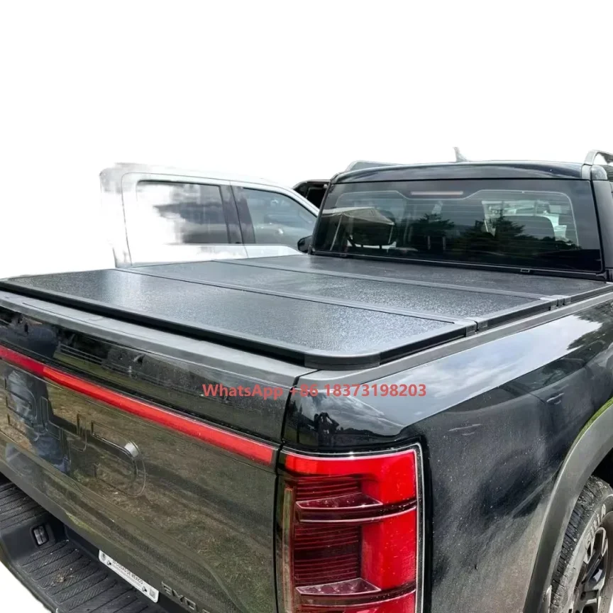 

Pickup Truck Exterior Accessories Waterproof Hard Tri Fold Tonneau Cover Lid for BYD SHARK 6